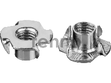 Гайка врезная, M5x8мм, 5 кг (2000 шт.), оцинкованная, ЗУБР