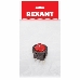 Выключатель клавишный круглый 250V 3А (3с) ON-OFF красный  с подсветкой  Micro  (RWB-106, SC-214)  REXANT Индивидуальная упаковка 1 шт, фото 1