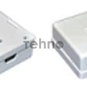 Настенная информационная розетка RJ45 8P8C, кат.5Е, UTP, 1-порт, белая