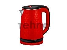Чайник электрический Centek CT-0022 Red 1.8л <2000W> двойной корпус - сталь+пластик