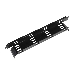 Лоток кабельный горизонтальный 19", цвет черный (ГКО-Л-1-9005), фото 4