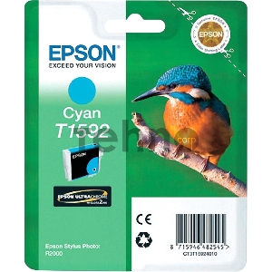 Картридж струйный Epson C13T15924010 голубой для Epson St Ph R2000