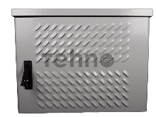 Шкаф уличный всепогодный настенный 12U (Ш600хГ300), передняя дверь вентилируемая