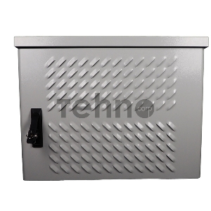 Шкаф уличный всепогодный настенный 12U (Ш600хГ300), передняя дверь вентилируемая