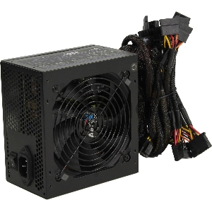Блок питания Aerocool ATX 500W KCAS-500W PLUS 80+ bronze (24+4+4pin) APFC 120mm fan 7xSATA RTL