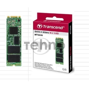 Жесткий диск SSD M.2 Transcend 240Gb MTS820 (SATA3, up to 560/340MBs, 85000 IOPs, 3D TLC, 22х80мм) <TS240GMTS820S>