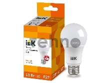 Лампа Iek LLE-A60-13-230-30-E27 светодиодная ECO A60 шар 13Вт 230В 3000К E27 IEK