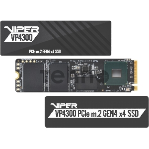 Накопитель SSD Patriot PCI-E 4.0 x4 1Tb VP4300-1TBM28H Viper VP4300 M.2 2280