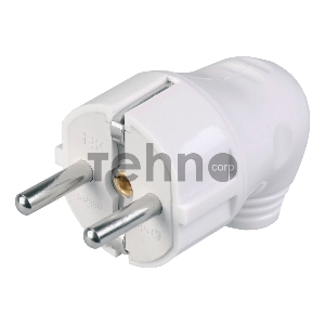 Вилка Iek EVP11-16-01-K01 ВПу11-01-Ст разборная угловая с з/к 16А белая