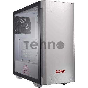 Компьютерный корпус XPG INVADER-WHITECOLOR BOXWORLDWIDE (ATX, подсветка ARGB, 2  вентилятора 120мм, стеклянная боковая панель, ,белый)