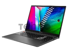 Ноутбук ASUS VivoBook Pro 16X OLED M7600QE-L2114 R9-5900HX/16Gb/1Tb SSD/16,0 WQUXGA OLED 16:10/RTX 3050Ti 4Gb/WiFi6/BT/FP/Backlit KB/W/O OS/1.9Kg/Aluminum/