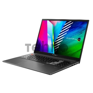 Ноутбук ASUS VivoBook Pro 16X OLED M7600QE-L2114 R9-5900HX/16Gb/1Tb SSD/16,0 WQUXGA OLED 16:10/RTX 3050Ti 4Gb/WiFi6/BT/FP/Backlit KB/W/O OS/1.9Kg/Aluminum/