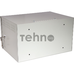 Шкаф антивандальный пенального типа, 6U 600x400 мм, серый