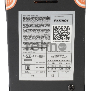 Аппарат сварочный PATRIOT WM 201Smart MMA