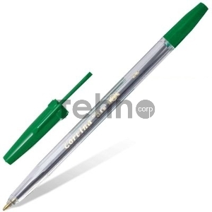 Ручка шариковая Universal CORVINA51 40163/04 прозрачный корпус зеленые чернила