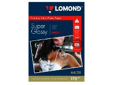 Фотобумага Lomond 1101101 A4/170г/м2/20л./белый высокоглянцевое для струйной печати