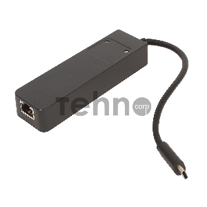 Концентратор ORIENT JK-341, Type-C USB 3.0 HUB 3 Ports + Gigabit Ethernet Adapter, RTS5140 + RTL8153 chipset, RJ45 10/100/1000 Мбит/с, USB штекер тип