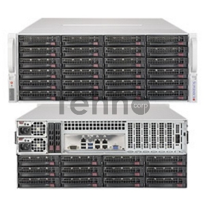 Платформа SuperMicro 6049P-E1CR36L noCPU(2)Scalable/TDP 70-205W/ no DIMM(16)/ 3008RAID HDD(36)LFF/ 2x10Gbe/ 5xFH/ 2x1200W