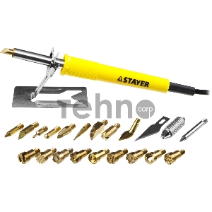Выжигатель-ручка STAYER 45227 professional 3в1 с набором насадок 20шт Выжигатель-ручка STAYER 45227 professional 3в1 с набором насадок 20шт