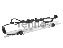 Панель осветительная Rem, с кронштейном серого цвета, 1U, 40х484х35 мм (ВхШхГ), 230V, 19