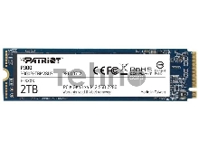 Накопитель SSD M.2 Patriot 2.0Tb P300 <P300P2TBM28> (PCI-E 3.0 x4, up to 2100/1650MBs, 290000 IOPs, 3D TLC, SMI2263XT, TBW 320Tb, 22х80mm)