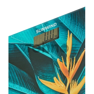 Весы напольные электронные SunWind SSB055 макс.180кг рисунок