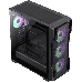 Компьютерный корпус E-ATX, без блока питания Gamemax SIEGE BK E-ATX case, black, w/o psu, w/1xUSB3.0+2xUSB2.0, Combo Audio, w/3x12cm ARGB front fan (1xFN-12A-M6I, 2xFN-12A-S6I), w/1x12cm ARGB rear fan (FN, фото 4