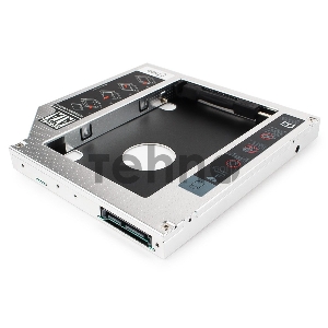 Контейнер для HDD Gembird MF-95-02 Низкопрофильный адаптер для 2.5-дюймового накопителя в отсек 5.25 дюйма, 12 мм