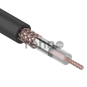 Кабель RG-58 A/U, (64%), 50 Ом, 100м., черный | 01-2003 | REXANT