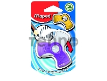 Ластик Maped Spin с цветным поворотным защитным футляром из пластика