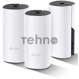 Бесшовный Mesh роутер TP-Link Deco P9 (3-Pack) AC1200 10/100/1000BASE-TX белый