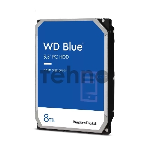 Жесткий диск 8TB WD Blue (WD80EAZZ) {Serial ATA III, 5640 rpm, 128Mb buffer}