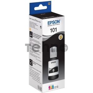 Картридж струйный Epson L101 C13T03V14A черный (127мл) для Epson L4150/L4160/L6160/L6170/L6190