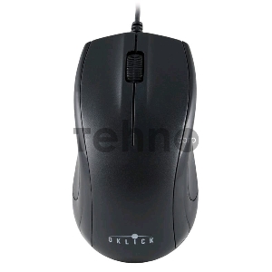 Мышь Oklick 185M черный оптическая (1000dpi) USB