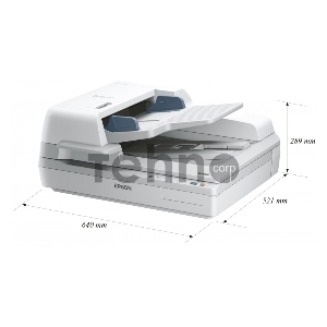 Сканер EPSON WorkForce DS-70000 (B11B204331) планшетный, A3, CCD, 600x600 dpi, устройство автоподачи, USB 2.0