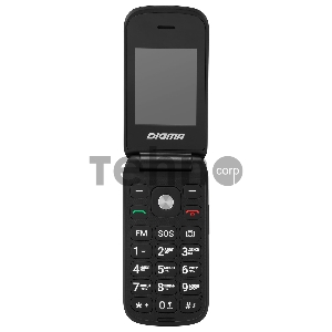 Мобильный телефон Digma VOX FS240 32Mb черный моноблок 2.44 240x320 0.08Mpix GSM900/1800