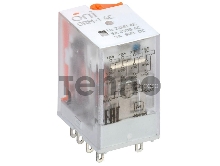 Реле интерфейсное ORM-1 4C 220В AC с LED и тест. кнопкой ONI ORM-1-4C-AC220V-L-B