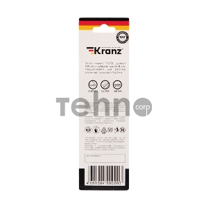 Пилка для электролобзика по мягкому металлу KRANZ T127D 100 мм 8 зубьев на дюйм 4-20 мм (2 шт./уп.)