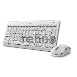 Комплект беспроводной Genius LuxeMate Q8000 (клавиатура LuxeMate Q8000/k + мышь LuxeMate Q8000/m ), White Комплект беспроводной Genius LuxeMate Q8000 (клавиатура LuxeMate Q8000/k + мышь LuxeMate Q8000/m ), White