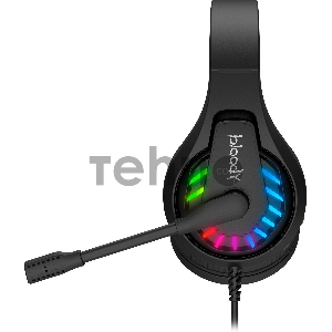Наушники с микрофоном A4Tech Bloody G230 черный 2м накладные USB оголовье (G230)