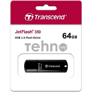 Флэш Диск Transcend USB Drive 64Gb JetFlash 350 TS64GJF350 {USB 2.0}