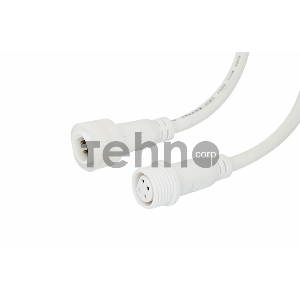 Соединительный кабель (4pin) герметичный (IP67) 4х0.75мм²  белый  REXANT
