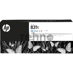 Картридж HP 831C светло-голубой для HP Latex 110, HP Latex 375, HP Latex 310, HP Latex 315 775ml