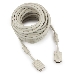 Кабель Gembird/Cablexpert CC-PPVGA-20M,Кабель VGA Premium , 15M/15M, 20м,серый, тройной экран,феррит.кольца, фото 2