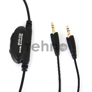Наушники Gembird MHS-G30, код Survarium, черн/кр, рег. громкости, откл. мик, кабель 2.5м