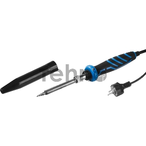 Паяльник ЗУБР 55413-40  профессионал с двухкомп. рукояткой с защитным колпачком керам. нагрев.40Вт