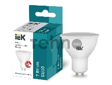 Лампа Iek LLE-PAR16-7-230-40-GU10 светодиодная ECO PAR16 софит 7Вт 230В 4000К GU10 IEK