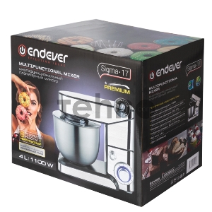 Миксер Endever Sigma-17, стальной Миксер Endever Sigma-17, стальной