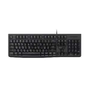 Клавиатура проводная Dareu LK185 Black (черный), мембранная, 104 клавиши, EN/RU, 1,8м, размер 440x147x22мм