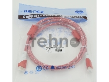 Кабель HDMI Ver.1.4 Red jack HDMI19 (m)/HDMI19 (m) 1.8м феррит.кольца Позолоченные контакты